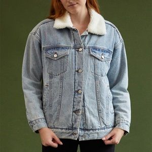 Pacsun Womens Sherpa Trucker Jacket 